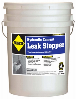 Sakrete Leak Stopper Instant Hydraulic Cement, 50-Lb.