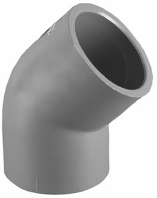 1-1/2-Inch PVC Schedule 80 S x S 45-Degree Elbow
