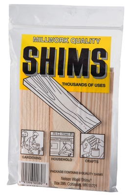 Wood Shims, 6-In., 9-Pk.