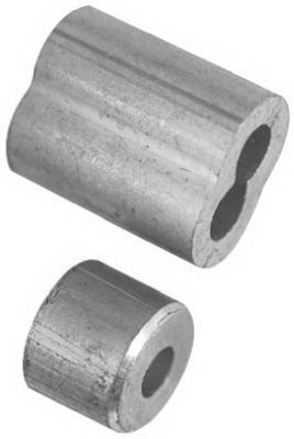 Garage Door Aluminum Ferrules/Stops, 5/32-In., 2-Pk, Must Purchase in Quantities of 5