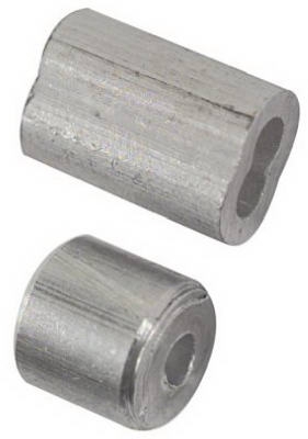 Garage Door Aluminum Ferrules/Stops, 1/16-In., 2-Pk, Must Purchase in Quantities of 5