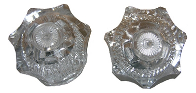 Fit-All  Pair Clear Hot & Cold Faucet Handle