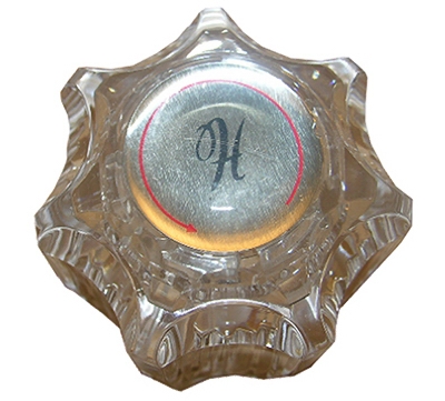 Delta Clear Twin Lavatory & Kitchen Faucet Handle