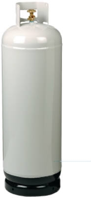 Vertical Cylinder Propane Tank, 100-Lb.