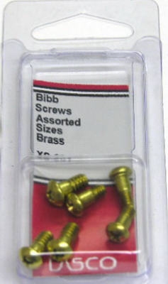 6-Count Assorted Brass Bibb Screw