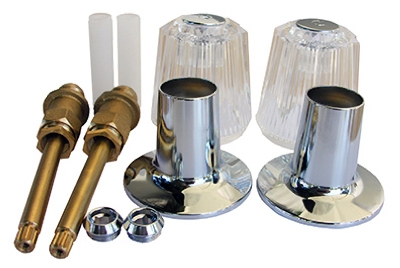 Price Pfister, Two Valve, Windsor, Tub & Shower, Trim Set, With Stems