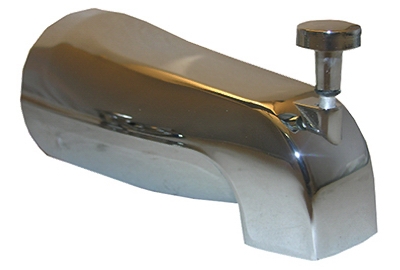 Chrome Tub Diverter Spout