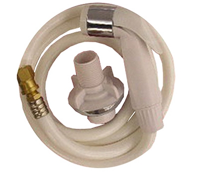 White Universal Fit Sink Spray & Hose