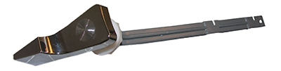 Toilet Flush Lever American Standard Replacement,45 Degree Angle,6 Inch , Chrome Handle,Plastic Arm