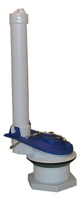 Tank Flush Valve with Flapper & Chain, Plastic, 2-In.