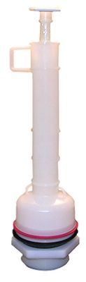 Toilet Flush Valve Mansfield 2 Inch Plastic,Rounded Body,Unit Raises Up To Flush