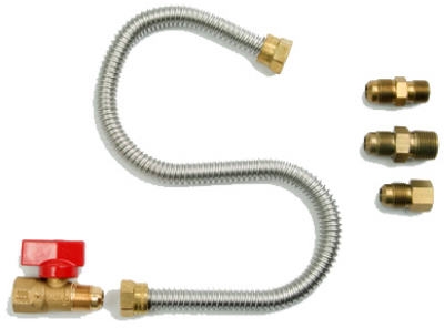 Universal Gas Appliance Hookup Kit For Gas Logs