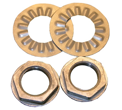 1/2-Inch Female Pipe,Die Cast Nuts And Flat Rosettes,Carded