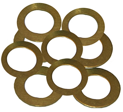 Brass Assorted Friction Rings (10 PK)