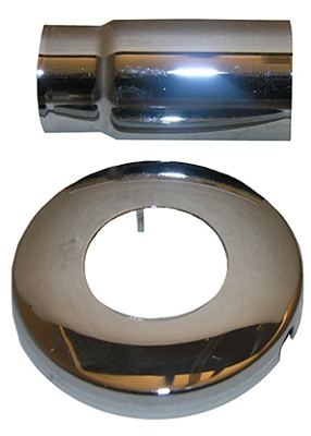 Sterling, Chrome, Tub & Shower, Tube & Flange