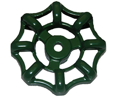 Metal, Outside Faucet/Hose Bibb, Round Wheel Handle, 12 Point Broach