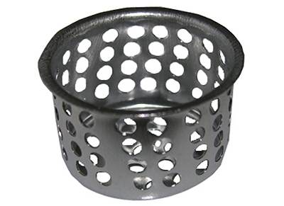 Chrome Plated,Crumb Cup Strainer, 1-1/2-Inch,Less Lift Post,Carded