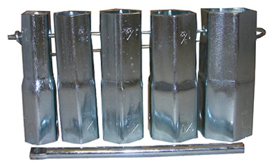 5-Piece Socket Wrench Set With Handle