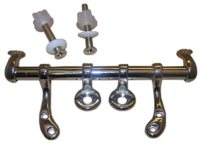 Chrome Replacement Toilet Seat Hinge