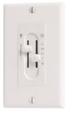 Ceiling Fan/Light Control, 3-Speed Dual Slide