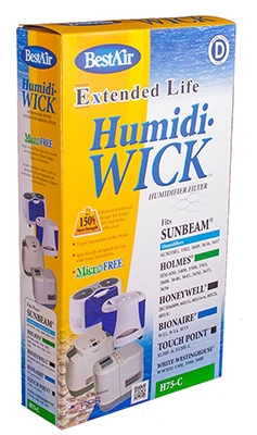 Extended Life Humidifier Wick Filter