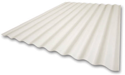 26-Inch x 12-Ft. Super 600 Heavy-Duty White Fiberglass Panel