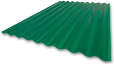 26-Inch x 12-Ft. Super 600 Heavy-Duty Green Fiberglass Panel