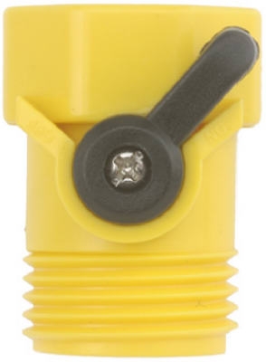Faucet Connector With Shut Off, Poly