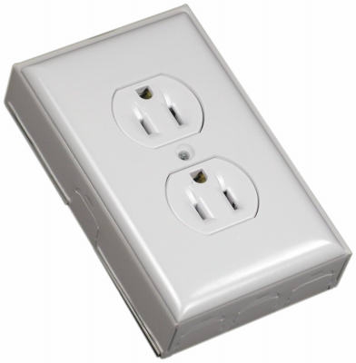 Ivory Metallic Outlet Kit