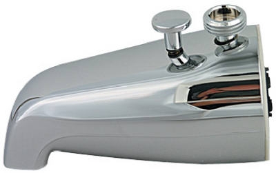 Master Plumber Chrome Bathtub Diverter Spout