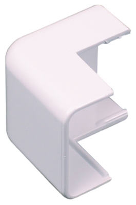 Cordmate II White Outside Elbow Cord Cover