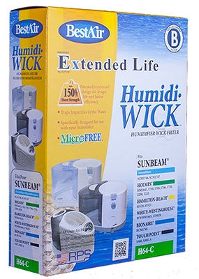 Extended Life Humidifier Wick Filter