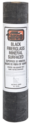 Roofing Mineral Surface, Black, 36-In. x 36-Ft. Roll