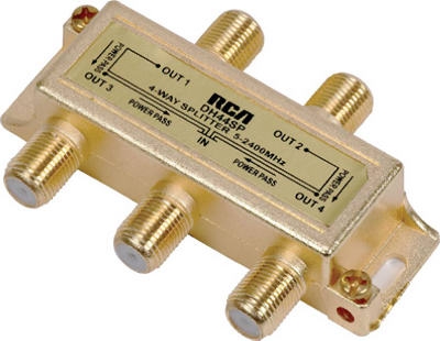 4-Way Satellite Splitter