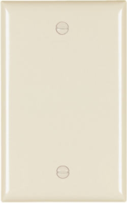 Wall Plate, Blank, Almond Nylon