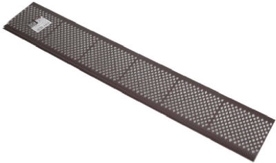 Gutter Guard, Brown Plastic, 3ft.