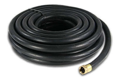 3/4-Inch x 50' Black Heavy-Duty Water Hose