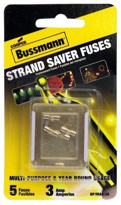Holiday Mini Light Set Fuse, 3-Amp, 125-Volt, Must Purchase 5-Pk. In Quantities of 5