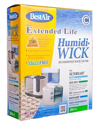 Extended Life Humidifier Wick Filter