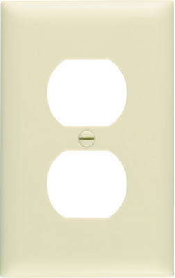 Ivory 1-Duplex Oversize Wall Plate