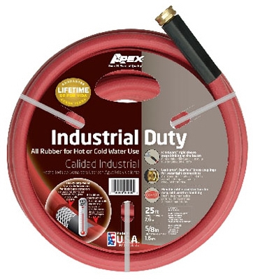 Industrial Hot Water Hose, 3-Ply Rubber, 5/8-In. x 25-Ft.