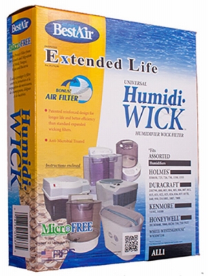 Extended Life Universal Humidifier Wick Filter