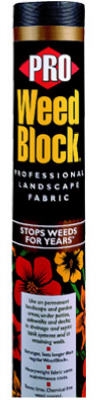 Commercial-Grade Weed Block Landscape Fabric, 4 x 50-Ft.