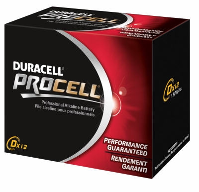 Procell Alkaline Batteries, 1.5-Volt, D, 12-Pk.