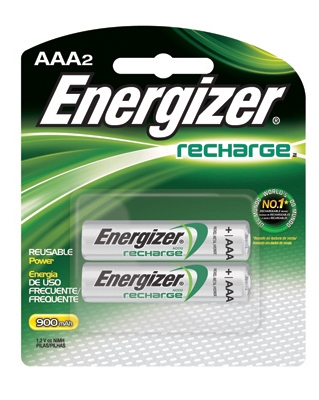 2-Pack  inchAAA inch Rechargeable Batteries