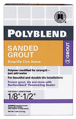 Sanded Grout, Delorian Gray, 7-Lbs.