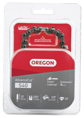 Chainsaw Chain, 91VG Low Profile Xtraguard Premium C-Loop, 10-In.