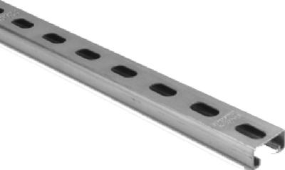 Super Strut Steel Channel, 10-Ft. x 1.625 x 13/16-In. x 14-Gauge