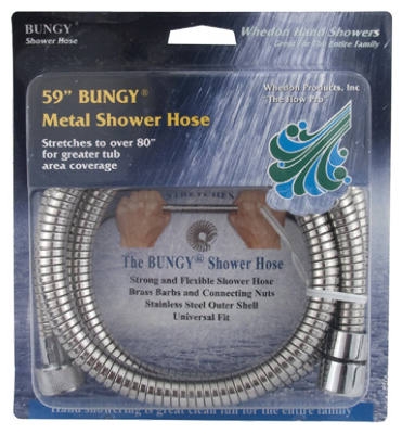 59-Inch Metal Stretch Shower Hose