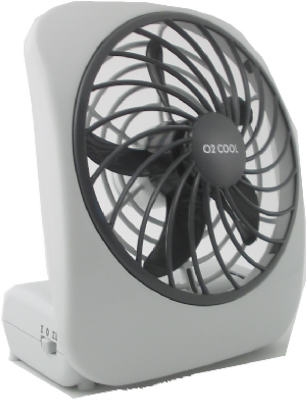 Battery-Powered Personal Fan, 5-In.